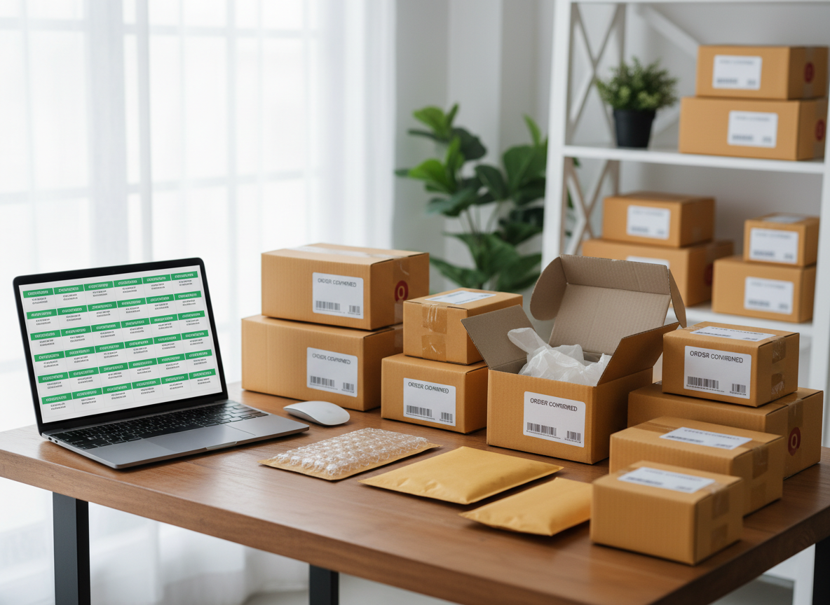 Gestion des commandes et expédition e-commerce